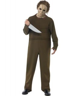 Mens Michael Myers Horror Licensed Film Fancy Dress Halloween Costume 