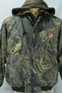 VTG Red Head Duck Fishing Hunting Forst Camo Jacket Size M