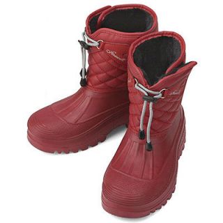 red warm waterproof winter snow rain womens boots us 7