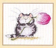 Margaret Sherry Collection CUL PURR IT Cross Stitch Chart / Pattern 