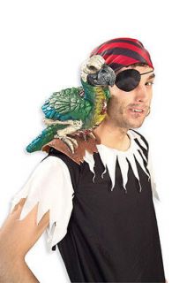 new pirate costume accessory parrot shoulder piece