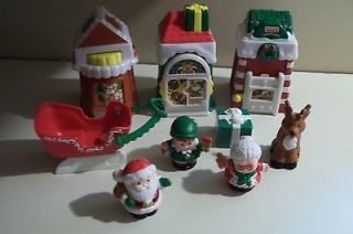 fisher price little people christmas village in Little People (1997 
