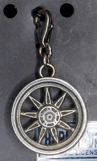 genuine harley davidson sterling silver wheel charm 