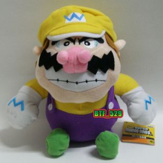 new super mario brothers plush figure 8 wario from hong