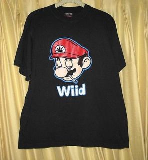   Holiday Gift Mario Wiid T Shirt Comedy Tee Bros Fun 2 3 World Wii