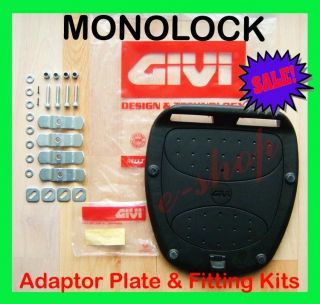 givi monolock top box mounting plate fitting kits location united 
