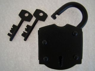 heavy duty iron lock keys old antique vintage style time