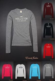   Hollister by Abercrombie womens Newport Peninsula Long Tee T Shirt NWT