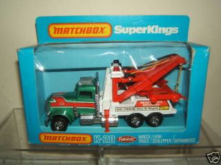 matchbox superkings nok 20 peterbilt wreck truck mib location united