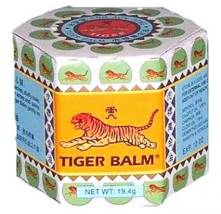 WHITE TIGER BALM HERBAL OINTMENT 19.4 G.  RELIEF MUSCULAR 