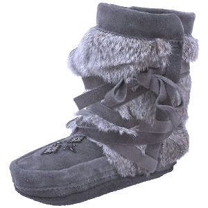 manitobah mukluks short wrap suede mukluk with crepe sole from