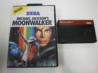 Michael Jacksons Moonwalker for Sega Master System Game No Ins