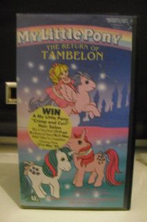 my little pony the return of tambelon vhs video 1989