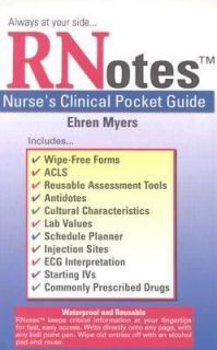   Nurses Clinical Pocket Guide by Ehren Myers 2003, Hardcover