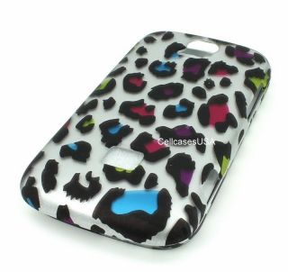   Silver Leopard Print Hard Cover Case for Huawei MyTouch Q 2 II U8730
