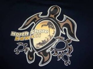 New Hawaiian Graphic Honu Turtle North Shore Graphic T Shirt S M L XL 