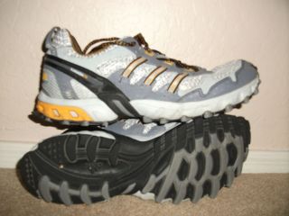 Adidas Kanadia TR 3 Mens 11 Gray Yellow Athletic Running Shoes