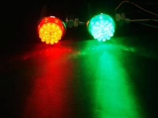 LED BOAT NAVIGATION LIGHT GREEN/RED FOR MARINE SAFETY STARBOARD SEARAY 