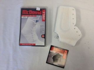NEW McDavid Lightweight Ankle Brace 199R White XS, S, M, L, XL