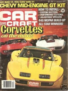 december 1977 car craft mongoose corvette mcewen funny car time