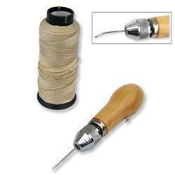SEWING AWL KIT hand stitch Sails leather canvas patch repair Belt Tent 