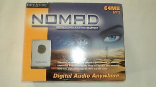 Creative Nomad DIGITAL AUDIO PLAYER/VOICE RECORDER (64 MB )