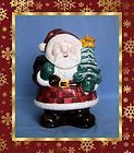 Ceramic Santa Claus Folk Cookie Jar Marshall Fields