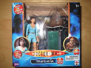 Newly listed OFFICIAL DOCTOR WHO 5 FIGURE PERI & SIL WITH TANK, SET 
