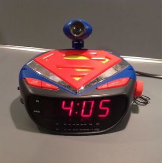 superman digital projection clock radio  39 99