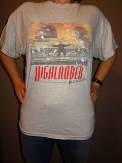 Vintage Rare Highlander There Can Be Only One T shirt 1995 XXL