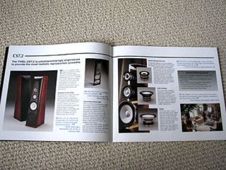 thiel 2004 speaker full product line brochure from canada time