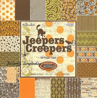   Jeeper Creeper 12X12 Scrapbooking Paper Pad 60 Sheets Paper Studio NEW