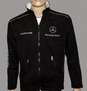 mercedes jacket parka fleece material new