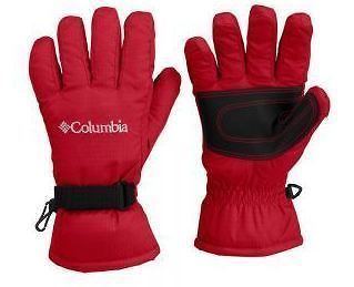 Columbia Youth Waterproof Core Winter Gloves Red SIZE SMALL Style 