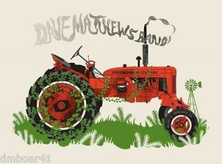 DAVE MATTHEWS BAND 6/29/2012 HERSHEY PA POSTER DMB TRACTOR FARM AID 