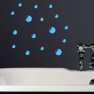   Peel off wall stickers   bathroom car bedroom toilet bubble [SH5