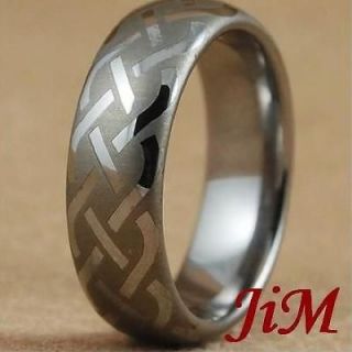 TUNGSTEN WEDDING BEND WOMENS & MENS RINGS TITANIUM COLOR SIZE 6 13