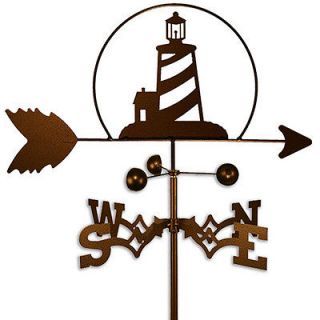 handmade nautical lighthouse weathervane  