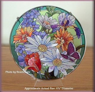 amia handpainted glass suncatcher daisy meadows  27