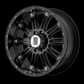   HOSS BLACK WITH 285 65 18 NITTO TRAIL GRAPPLER MT TIRES WHEELS RIMS