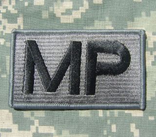 MILITARY POLICE MP ARMY MILITARY MORALE COMBAT MILSPEC ISAF ACU VELCRO 