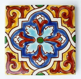 mediterranean ceramic tiles monaco design 4x4  3