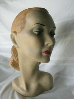   Mannequin Head Advertising Display #19 Mattie by MARGE CRUNKLETON