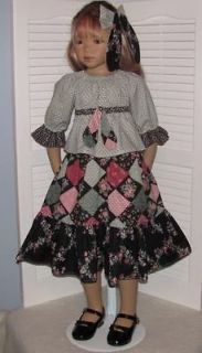 SALE  Florals of Fall for 34 37 Himstedt Mera and Dolls by Vickie