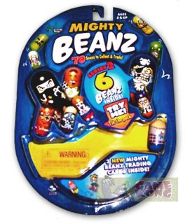 PACK MIGHTY BEANZ SERIES 2 Mega Beans w/ 3 trading cards, Party 
