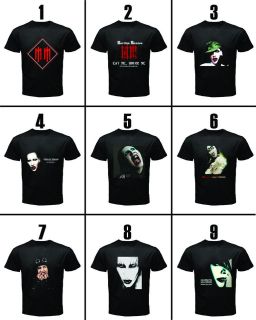 marilyn manson rock band black shirt assorted 9 design more