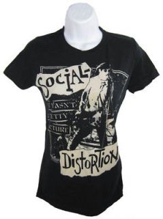 social distortion pretty picture punk girls shirt black