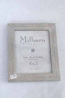 milburn collection silver with gold streak frame 4x5 time left