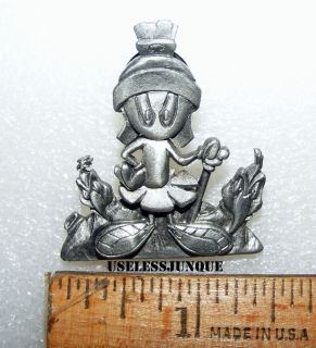 marvin the martian pewter hat pin  4 49  looney 
