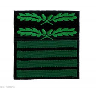 WW2 GERMAN OBERFUHRER/OBERST CAMO RANK SLEEVE INSIGNIA